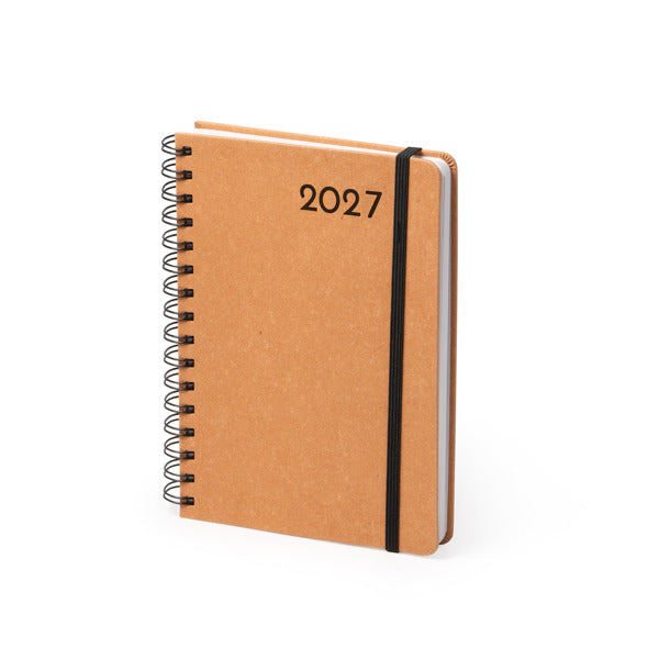 Agenda con anillas tamaño A5, con tapas de cuero | KURTIS (AG1005)