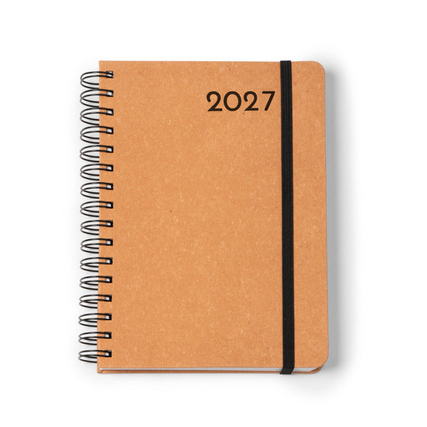 Agenda con anillas tamaño A5, con tapas de cuero | KURTIS (AG1005)