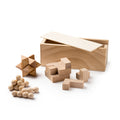 Set de 3 juegos de habilidad en madera natural | ROCKS (JU1009)
