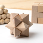 Set de 3 juegos de habilidad en madera natural | ROCKS (JU1009)