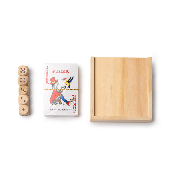 Set de 2 juegos de mesa: baraja francesa y dados | BRISCA (JU1016)