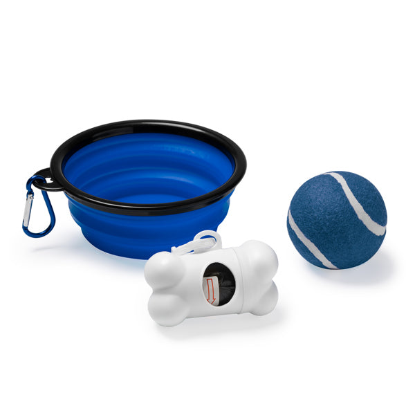 Pelota para mascotas en resistente goma y tejido | LANZA (AN1020)