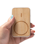 Batería externa de 5000 mAh con cuerpo de bambú y | BRENER (PB1054)
