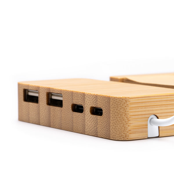 Puerto USB elaborado en bambú | MARIEL (IA1084)