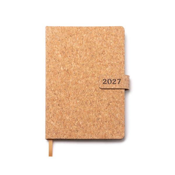 Agenda tamaño A5 realizada con corcho y cubierta | VASIR (AG1127)