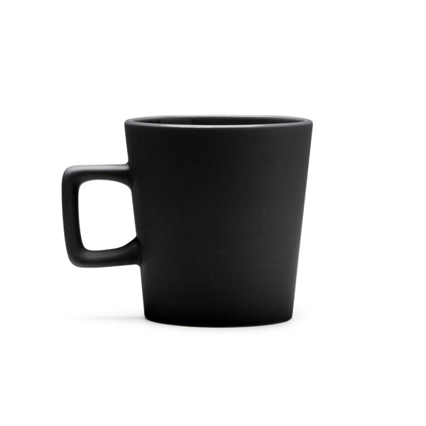 Taza de cerámica con acabado mate y asa cuadrada, | GALVAN (TZ1133)
