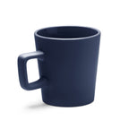 Taza de cerámica con acabado mate y asa cuadrada, | GALVAN (TZ1133)