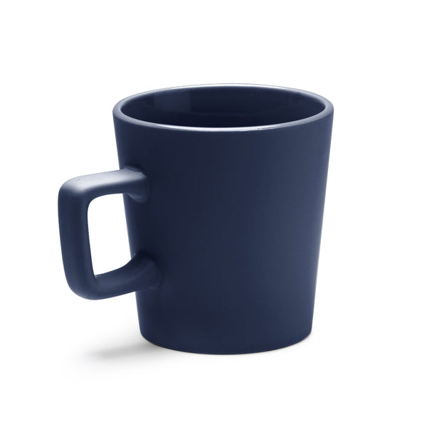 Taza de cerámica con acabado mate y asa cuadrada, | GALVAN (TZ1133)