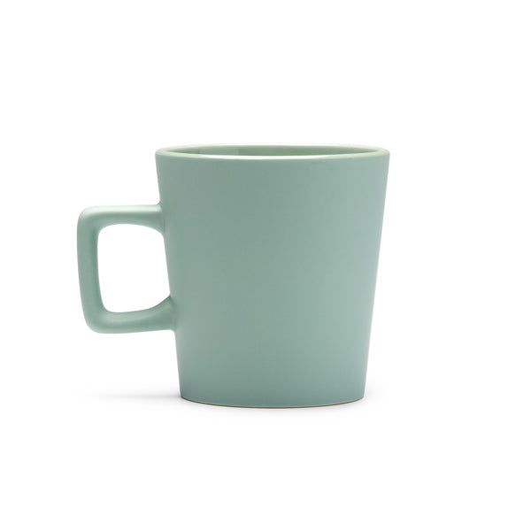 Taza de cerámica con acabado mate y asa cuadrada, | GALVAN (TZ1133)