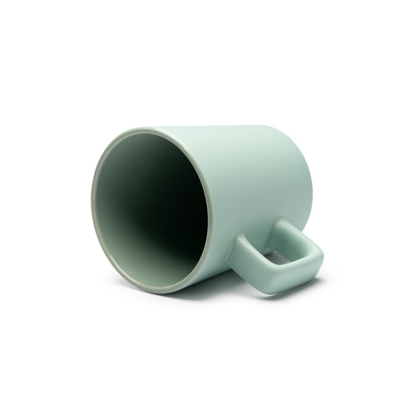 Taza de cerámica con acabado mate y asa cuadrada, | GALVAN (TZ1133)