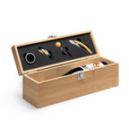 Estuche para botella de vino elaborado de bambú, | BORDEL (AB1138)