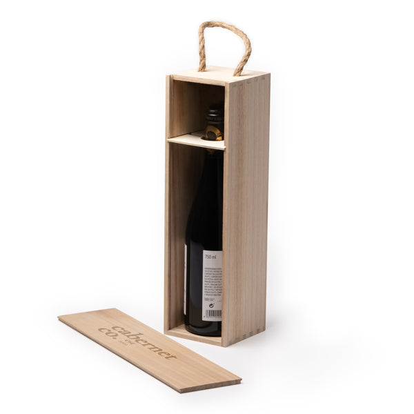 Caja de madera con asa para transportar de manera | MARNE (SP1139)