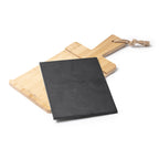 Tabla de cortar elaborada en bambú y pizarra, | CASTEL (TC1142)