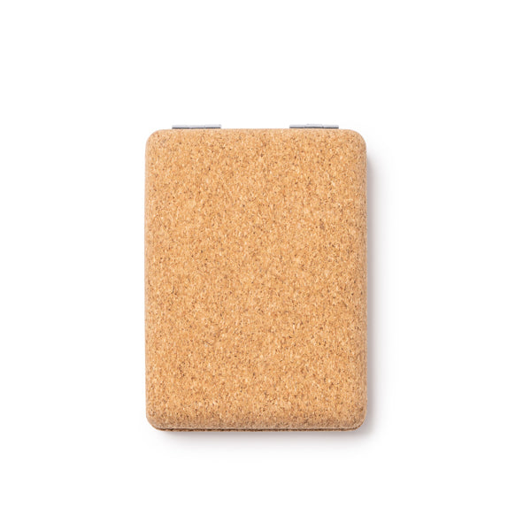 Espejo plegable de bolsillo elaborado en corcho | SANTIS (ES1143)