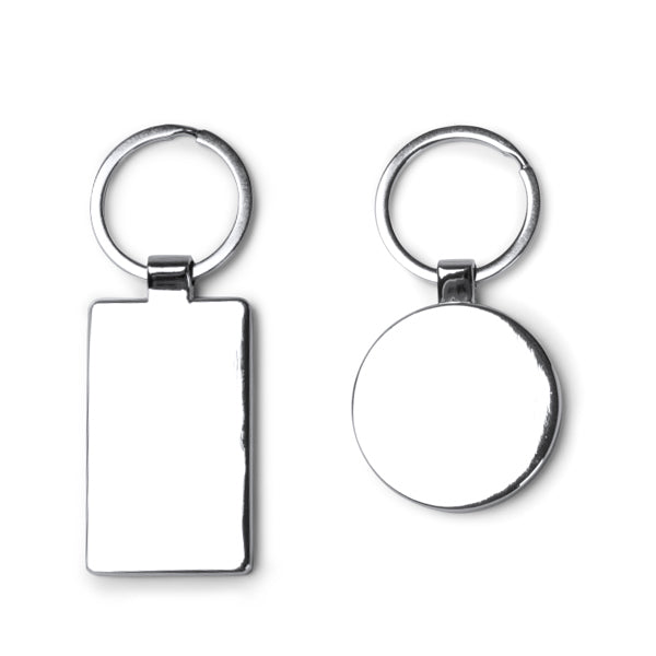 Llavero con diseño rectangular o circular | KARBY (KO1147)
