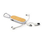 Cable cargador 4 en 1, con cuerpo fabricado en | DIONE (CR1168)