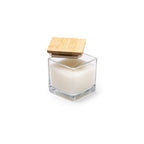 Vela aromática en recipiente de cristal cuadrado | ROCIX (VL1171)
