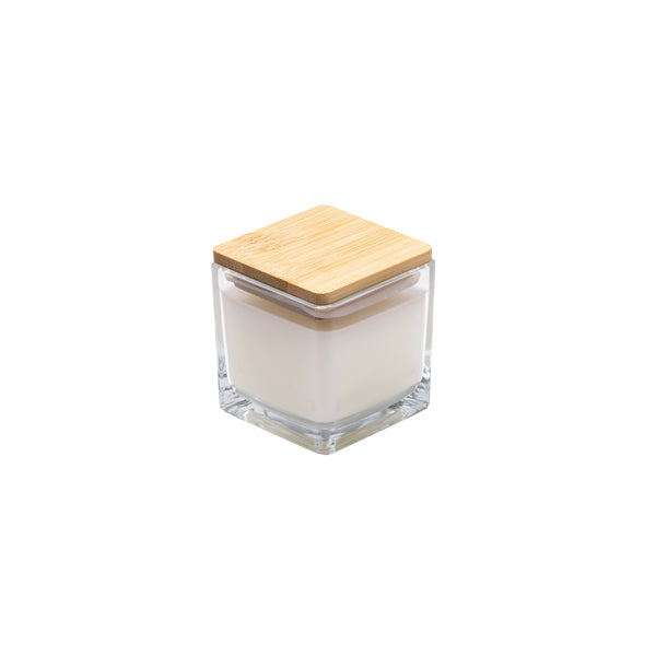 Vela aromática en recipiente de cristal cuadrado | ROCIX (VL1171)