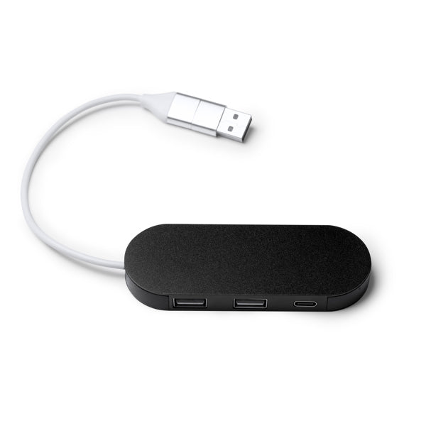 Puerto USB realizado en aluminio reciclado | DORIAN (IA1202)