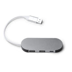 Puerto USB realizado en aluminio reciclado | DORIAN (IA1202)