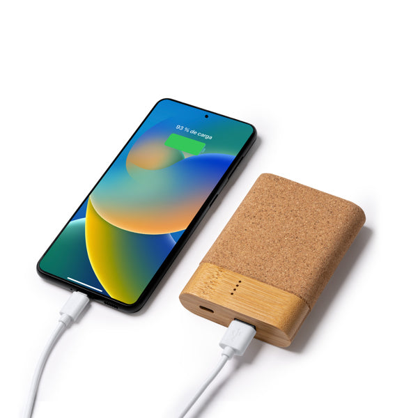 Batería externa recargable de 5000 mAh realizada | KOBE (PB1211)