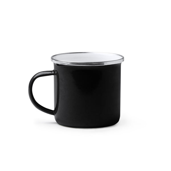 Taza metálica esmaltada, con diseño retro y | CARDIF (TZ1213)