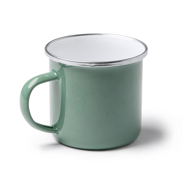 Taza metálica esmaltada, con diseño retro y | CARDIF (TZ1213)