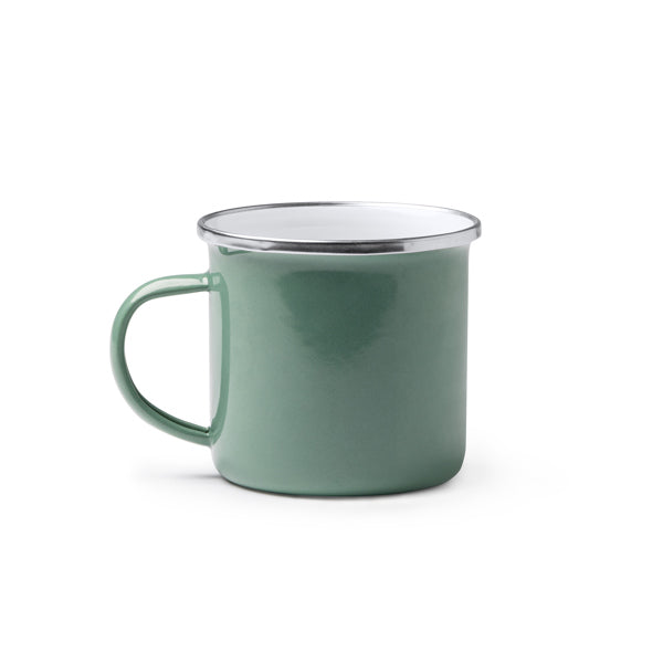 Taza metálica esmaltada, con diseño retro y | CARDIF (TZ1213)