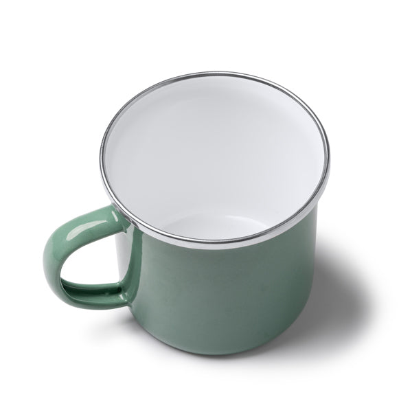 Taza metálica esmaltada, con diseño retro y | CARDIF (TZ1213)