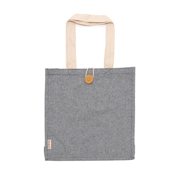 Bolsa de algodón reciclado 300g/m² con acabado | BARMER (BO1251)