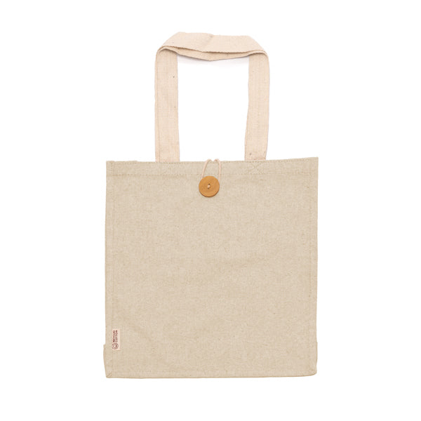 Bolsa de algodón reciclado 300g/m² con acabado | BARMER (BO1251)