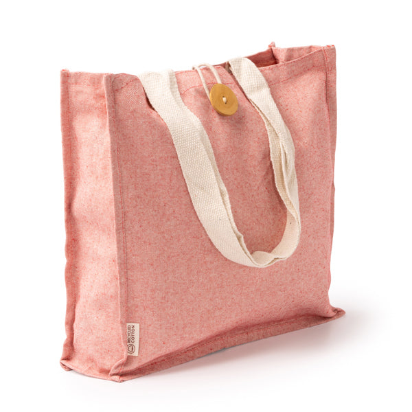 Bolsa de algodón reciclado 300g/m² con acabado | BARMER (BO1251)