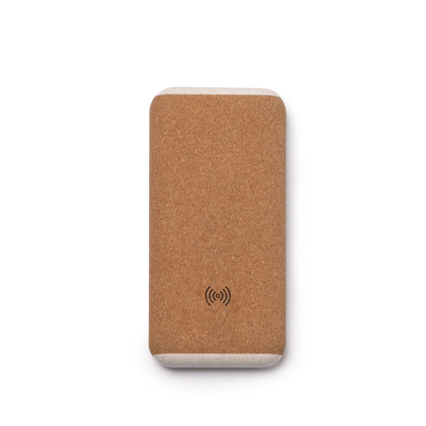 Batería externa con cuerpo de corcho y fibra de | ROTOX (PB1255)