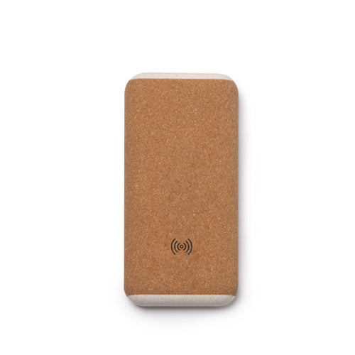 Batería externa con cuerpo de corcho y fibra de | ROTOX (PB1255)