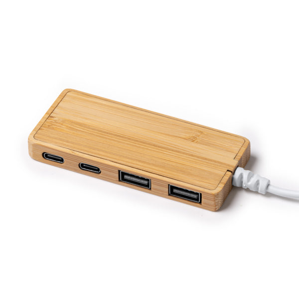 Puerto USB realizado en bambú | PABLEK (IA1263)
