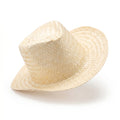 Sombrero de paja natural con diseño liso y banda | FANDON (SR1269)