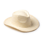 Sombrero de paja natural con diseño liso y banda | FANDON (SR1269)
