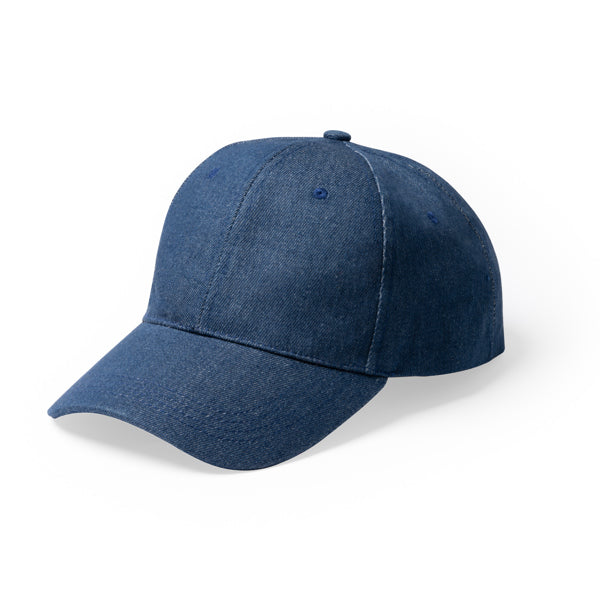 Gorra elaborada en tejido vaquero reciclado de 6 | ISBUD (GO1282)
