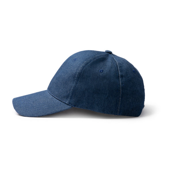 Gorra elaborada en tejido vaquero reciclado de 6 | ISBUD (GO1282)