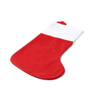 Calcetín navideño con tira en color rojo para | NOEL (XM1301)