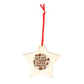 Adorno navideño de madera disponible en cuatro | JINGLE (XM1305)