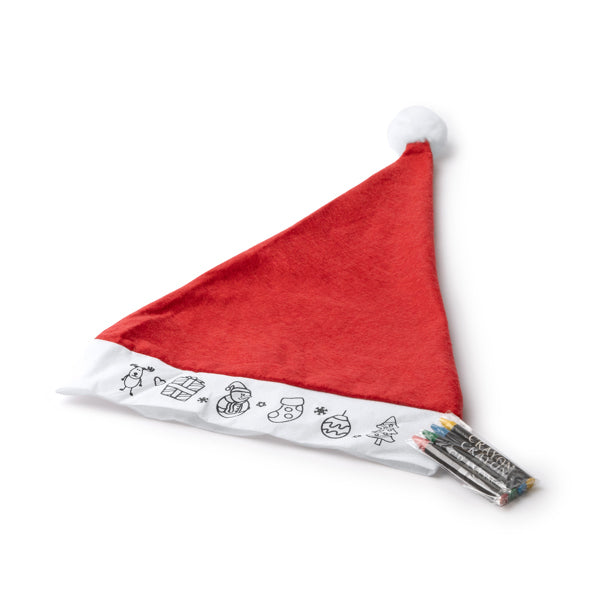 Gorro de Papá Noel infantil con dibujos para | NICK (XM1309)