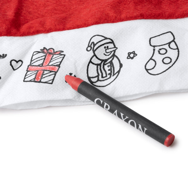 Gorro de Papá Noel infantil con dibujos para | NICK (XM1309)