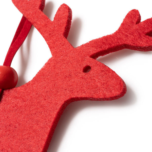 Set de adornos navideños de fieltro, en el que se | CAROL (XM1310)