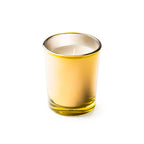 Vela aromática en vaso de cristal de colores y | KIMI (VL1311)