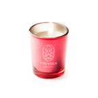 Vela aromática en vaso de cristal de colores y | KIMI (VL1311)