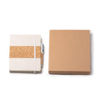 Set libreta A5 y bolígrafo presentados en un | BERET (HW1323)