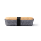 Estuche con tapa de bambú y cuerpo realizado en | NIBIX (ET1325)