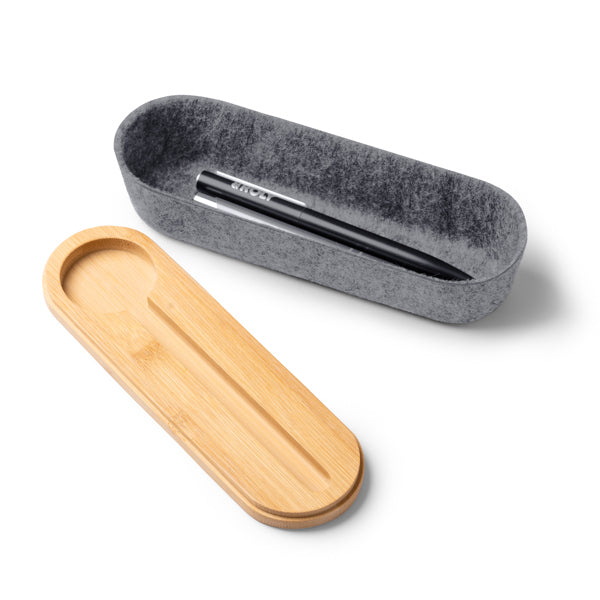 Estuche con tapa de bambú y cuerpo realizado en | NIBIX (ET1325)