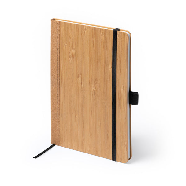 Libreta A5 con tapas de bambú y corcho | AUSTY (NB1327)